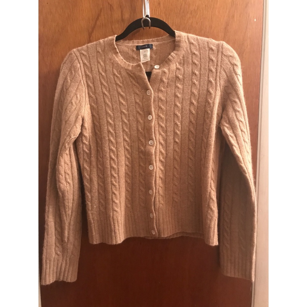 J. Crew Wool/cashmere blend cardigan Small!